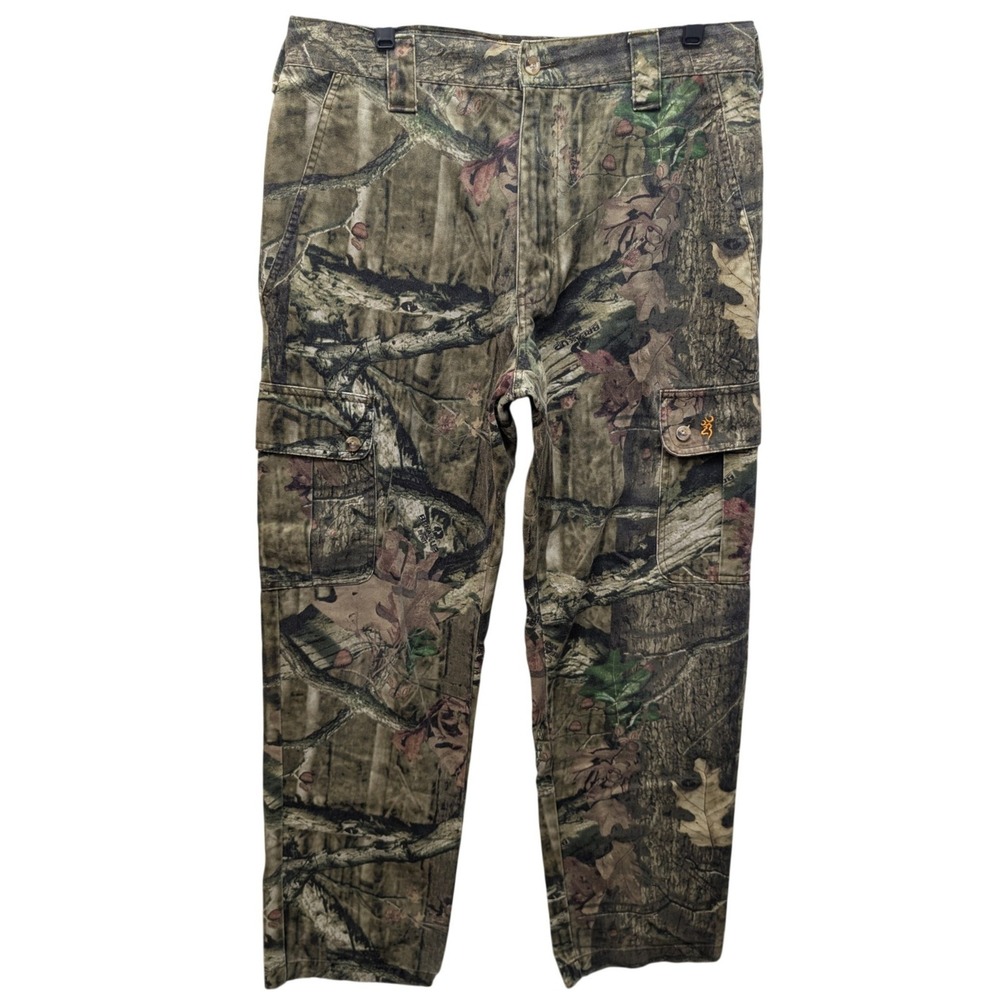 Browning Camo Cargo Pants Men Medium Mossy Oak Break-Up Infinity Hunting Utility
